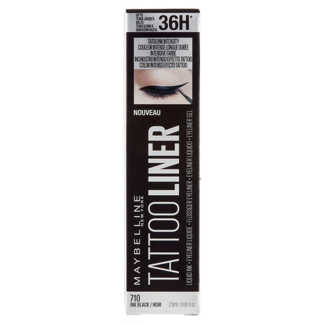 Maybelline New York Eyeliner Tattoo Liner Liquid Ink, A Lunga Tenuta, Nero